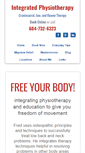 Mobile Screenshot of integratedphysio.com